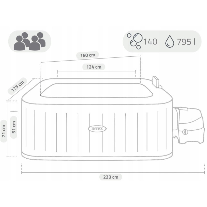 intex 28450 (175x175x71)
