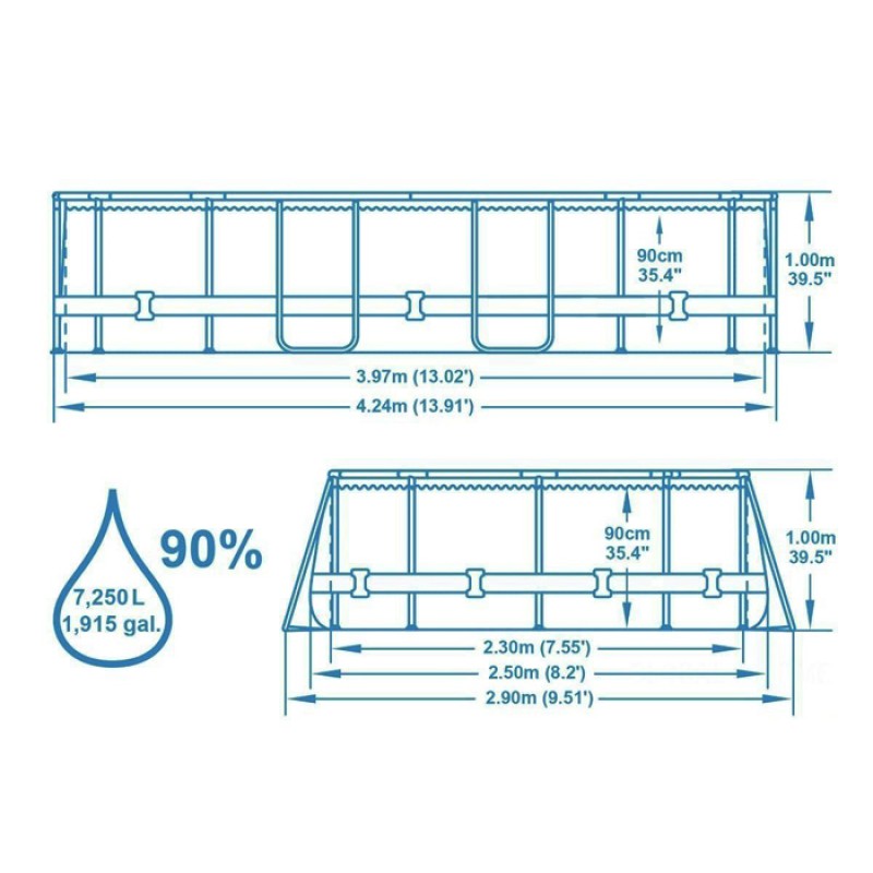 Bestway 56620(424х250х100)