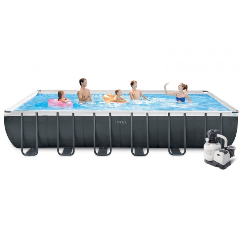 Каркасный прямоугольный бассейн Intex 26364 732х366х132 см Ultra XTR