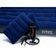 Надувной матрас Intex 64765 (203x152x25)+насос+2 подушки 
